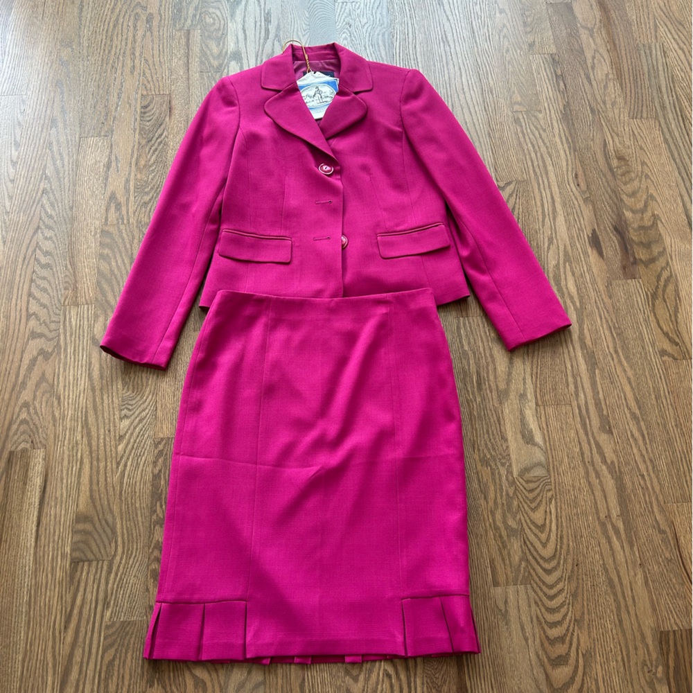 Evan Picone Pink Skirt Set
